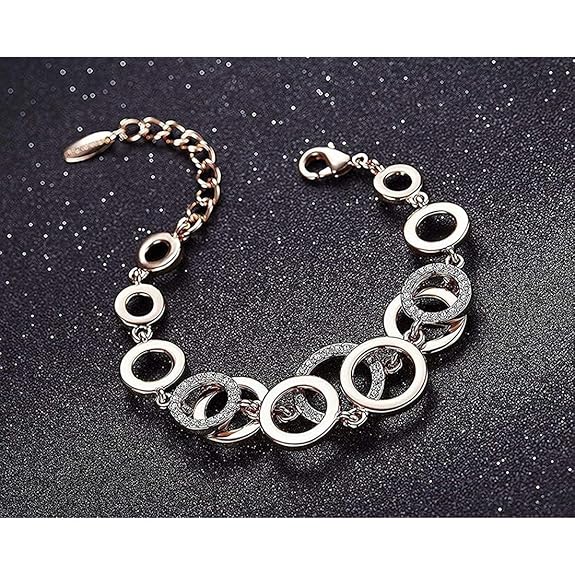 YouBella Jewellery for women Crystal Combo of Bracelets for Women Stylish Bangles Jewellery for Girls and Women - Image 4